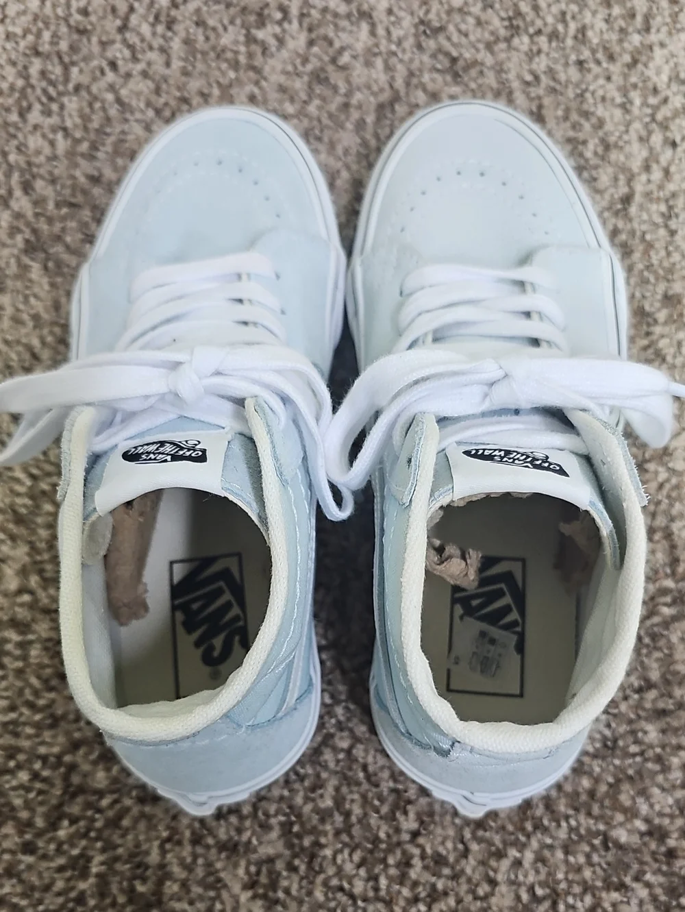 VANS SK8-HI PASTEL BLUE WOMENS SNEAKERS BFPM-09-160